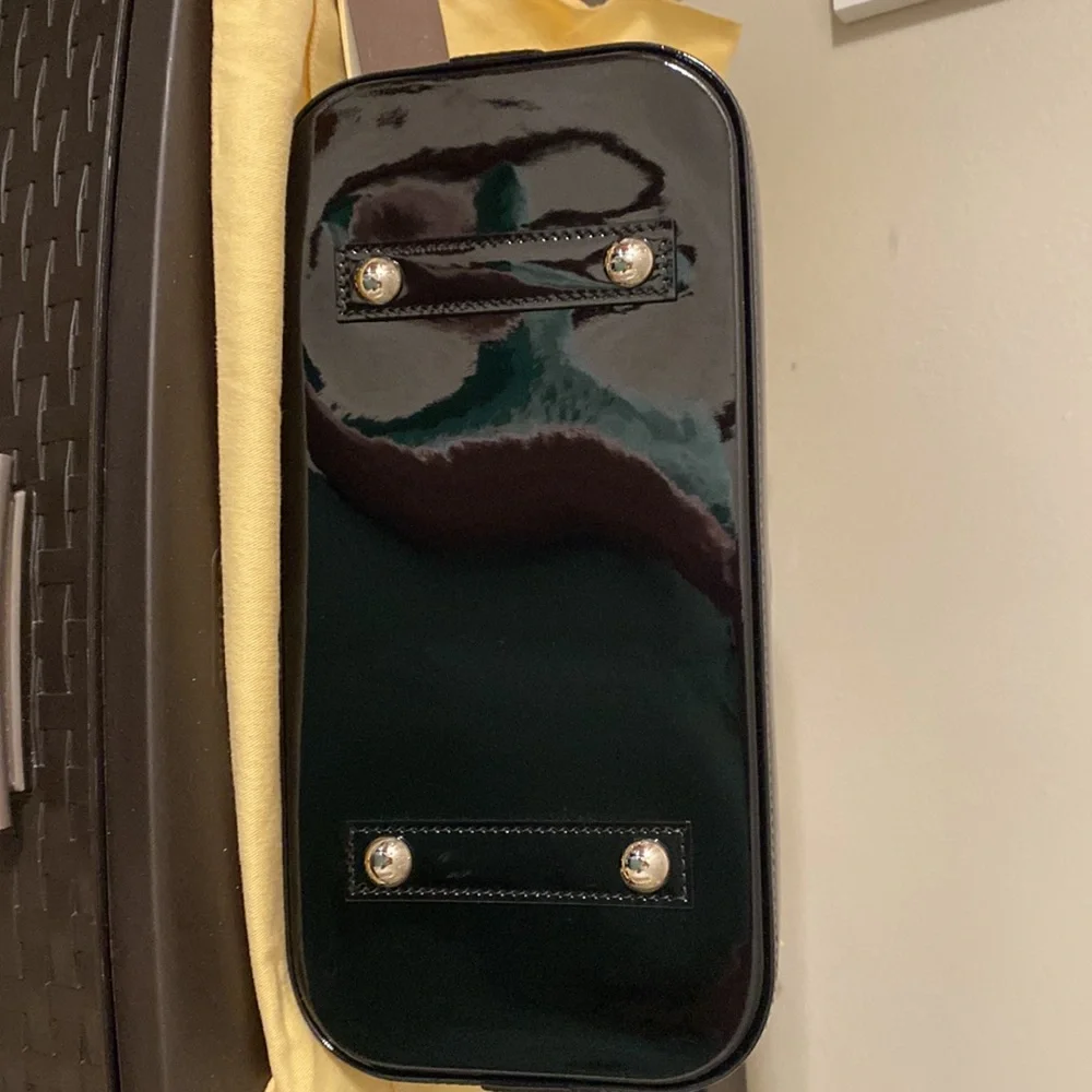 Louis Vuitton Black Patent Alma PM
